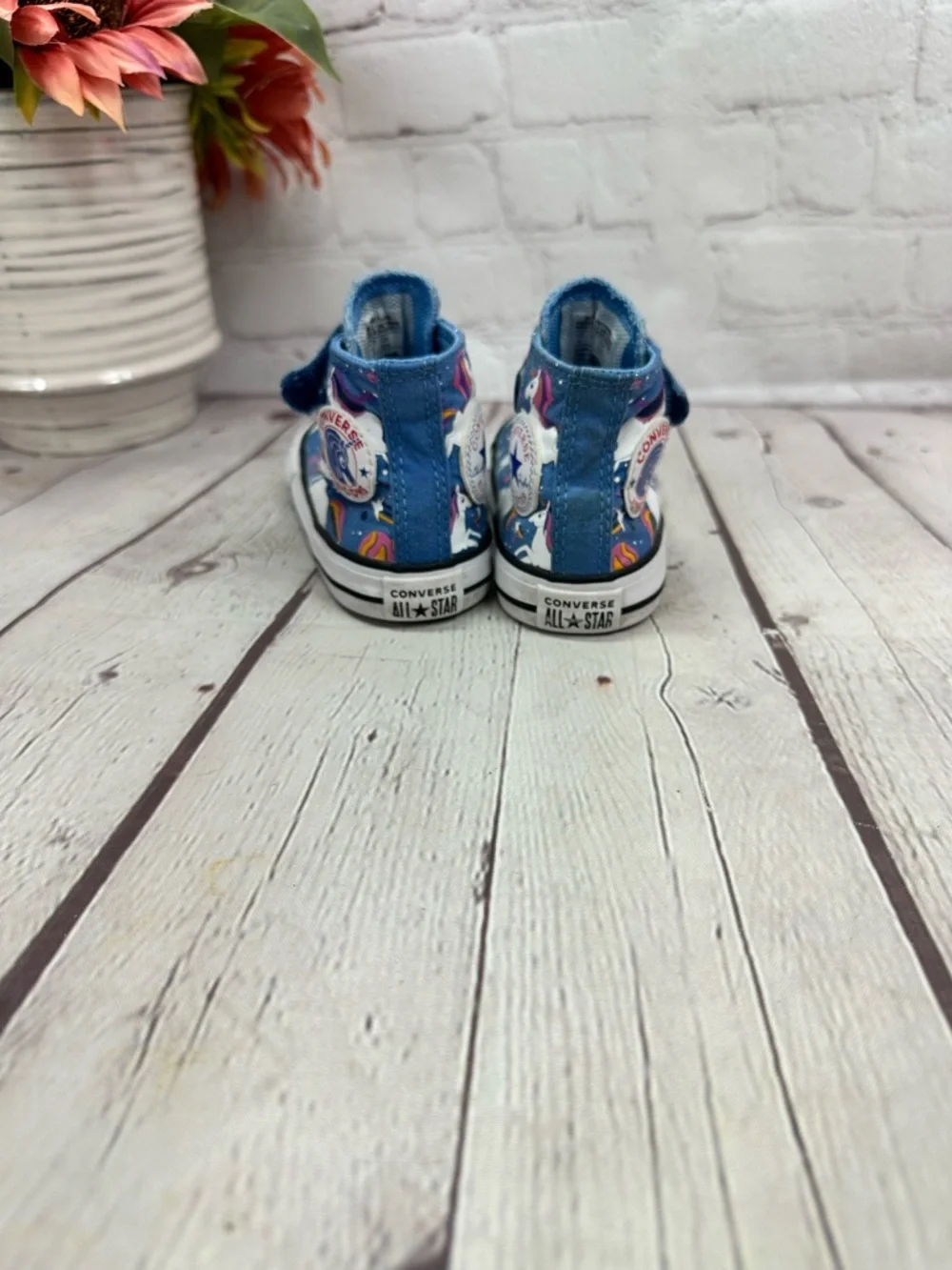 Converse chuck taylor all star infant 5 Unicorn High-Top Sneakers retro fantasy